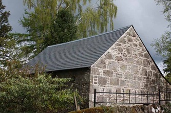 Stone cottage that had it's roof replaced and is now up to standard