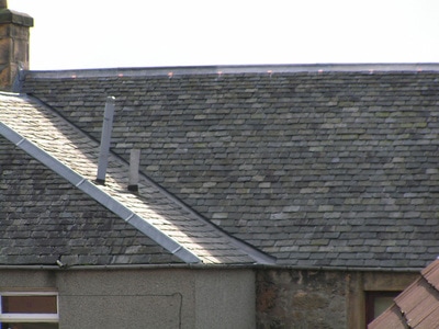 Slate roof that we worked on in Drymen