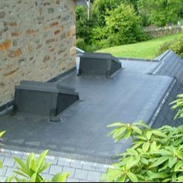 A flat roof repair that we carried out in Stirling